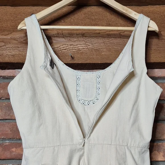 Tristan & Iseut Artistic Border Print Dress Size 14 (Fits 10-12) Lined Romantic - Picture 7 of 9